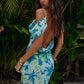 Longina - Green Floral Maxi - NIXII Clothing