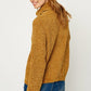 Mustard Drop Shoulder Turtle Neck Sweater - NIXII Clothing