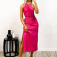 One Side Adjustable Cut Out- Pink - NIXII Clothing