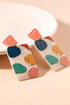 Rectangular Abstract Dangling Earrings - NIXII Clothing