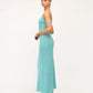 Summer Aqua Knit Maxi Dress - NIXII Clothing