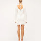 White Crochet Mini Dress - NIXII Clothing