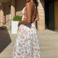 White & Sand - Clovelly Maxi Dress - NIXII Clothing